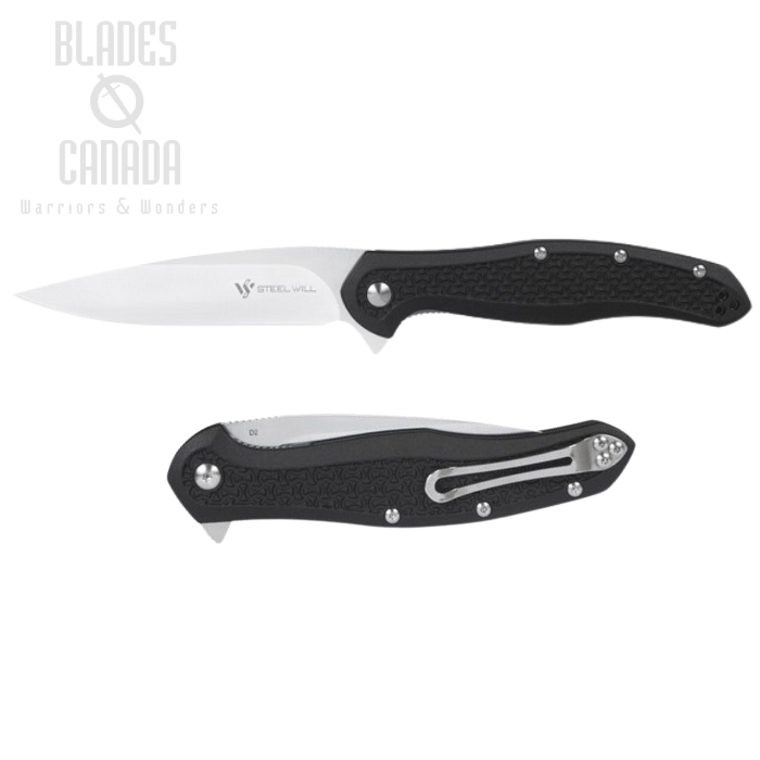 Steel Will F45-11 Intrigue D2 Satin - Black, F45-11